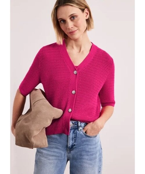 StreetOne Street One V-Neck Cardigan Structure