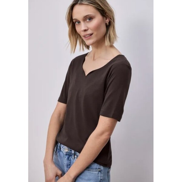 Street One Ada Heart Neck 1/2 Sleeves 