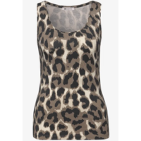 Street One Printed Anni Top Timeless Beige