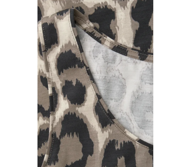 Street One Printed Anni Top Timeless Beige