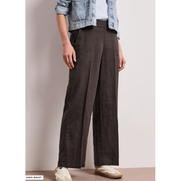 Street One Wide Leg Buttons High Waist 