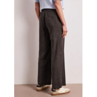 Street One Wide Leg Buttons High Waist Espresso Brown