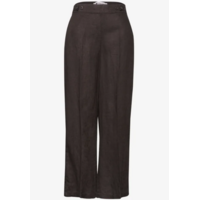 Street One Wide Leg Buttons High Waist Espresso Brown