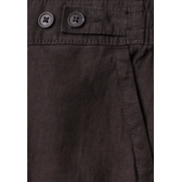 Street One Wide Leg Buttons High Waist Espresso Brown