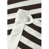 Street One Basic Shirt with Decobuttons Espresso Brown