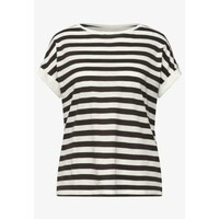 Street One Basic Shirt with Decobuttons Espresso Brown