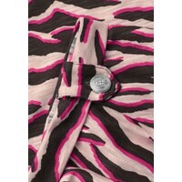 Street One Printed Basic Shirt with Deco Button Minimal Rose