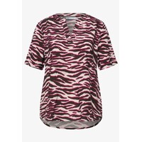 Street One Splitneck Blouse with Turn Up Minimal Rose