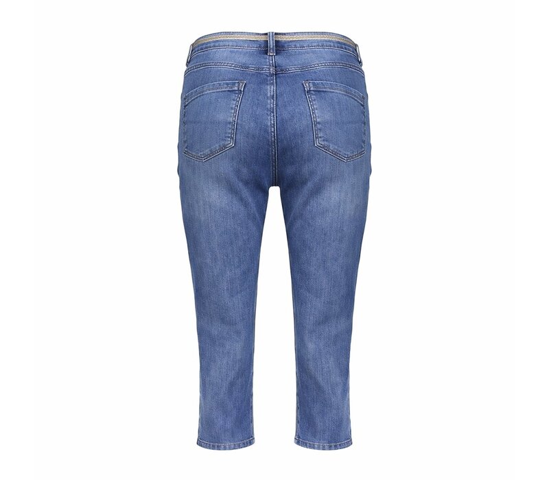 Geisha Capri Mid Blue Denim