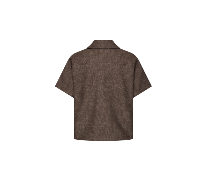 Helena Hart Blazer Mel Lano Linnen Choco