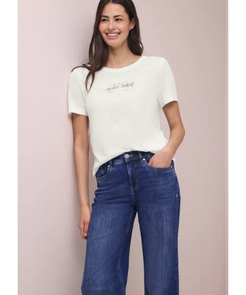 StreetOne Street One Partprint Shirt with Short Sleeve