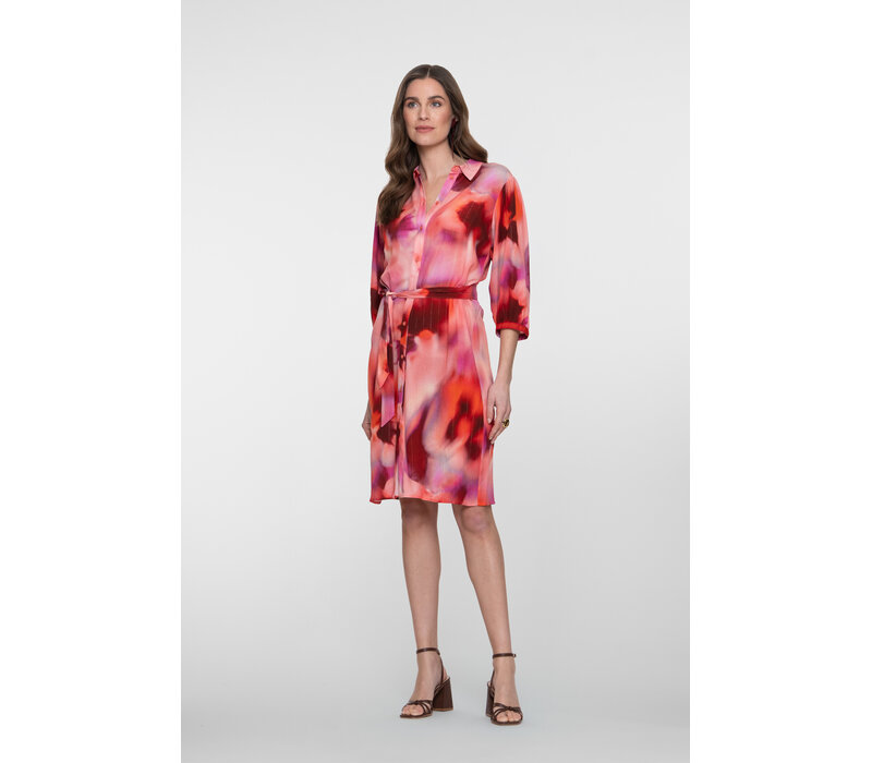 Geisha Dress Red Blush Mandarine