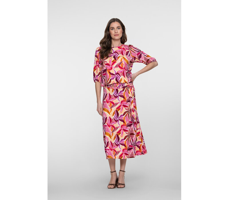 Geisha Skirt Long Jersey Purple Pink