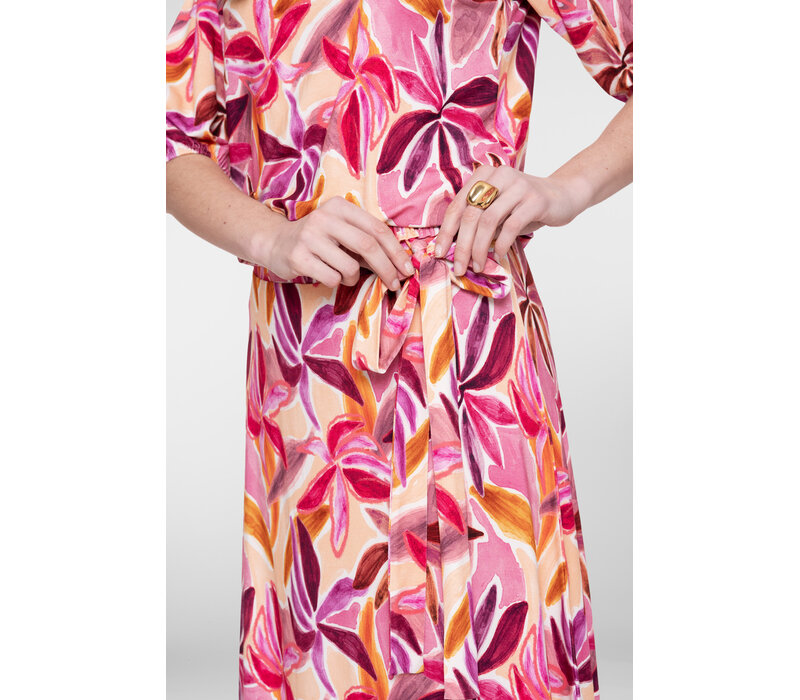 Geisha Skirt Long Jersey Purple Pink