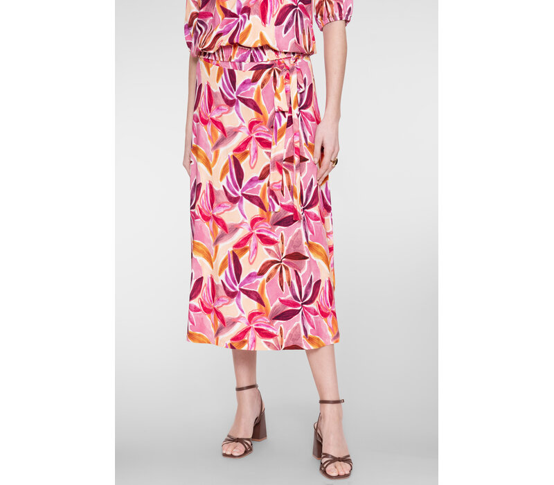 Geisha Skirt Long Jersey Purple Pink