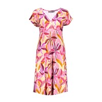 Geisha Dress V-Neck Short Jersey Purple Pink