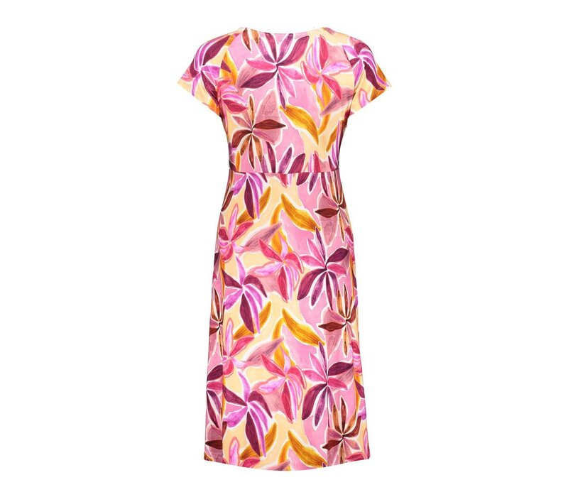 Geisha Dress V-Neck Short Jersey Purple Pink