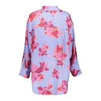 Geisha Blousestripe & print Blue Off White Pink