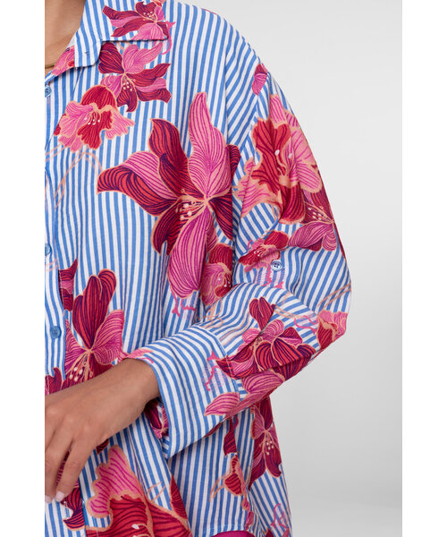 Geisha Geisha Blousestripe & print