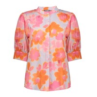 Geisha Blouse Orange Pink