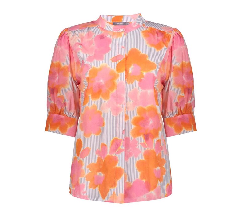 Geisha Blouse Orange Pink