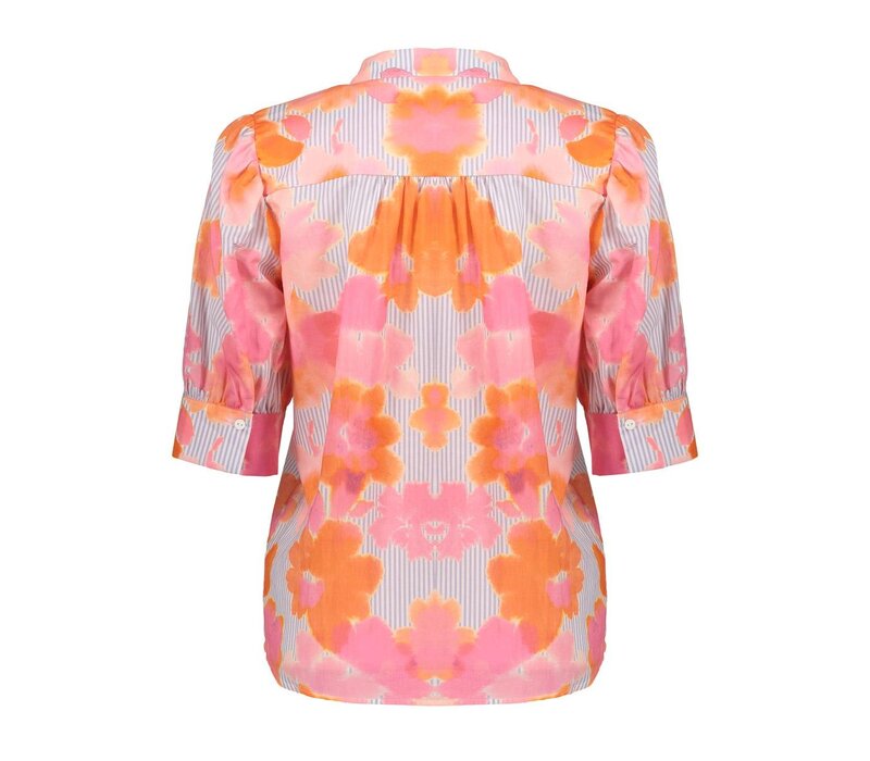 Geisha Blouse Orange Pink
