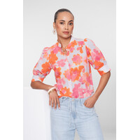 Geisha Blouse Orange Pink