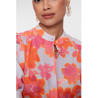 Geisha Blouse Orange Pink