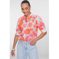 Geisha Blouse Orange Pink