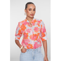 Geisha Blouse Orange Pink
