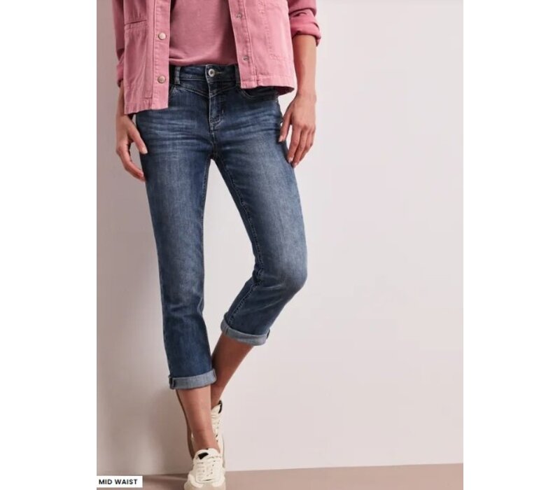 Street One Style Jane Mid Waist Authetic Dark Blue