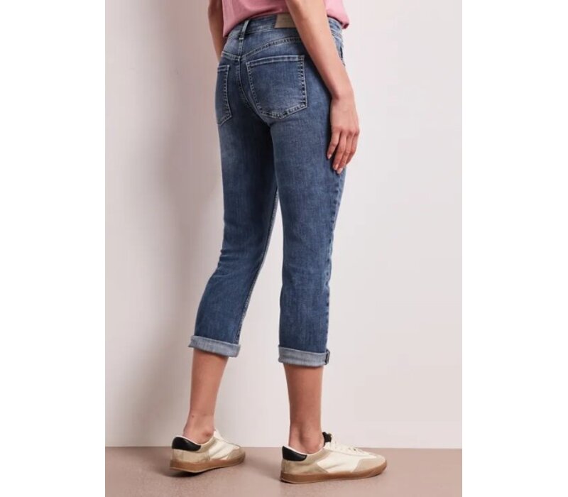 Street One Style Jane Mid Waist Authetic Dark Blue