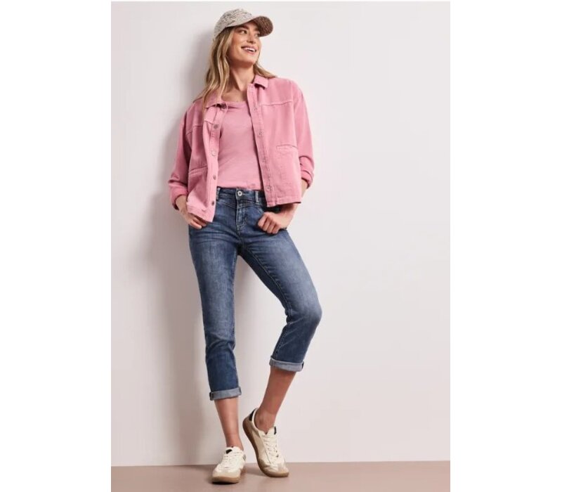 Street One Style Jane Mid Waist Authetic Dark Blue