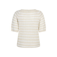 Red Button Sweet Stripe & Sequins Pearl Darkblue