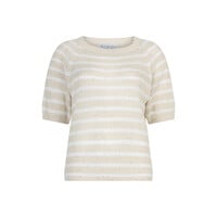 Red Button Sweet Stripe & Sequins Pearl Darkblue