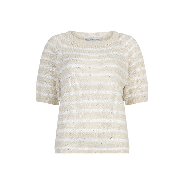 Red Button Sweet Stripe & Sequins 