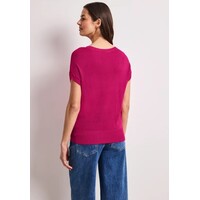 Street One Sleeveless Sweater U-Boat Magenta Dream