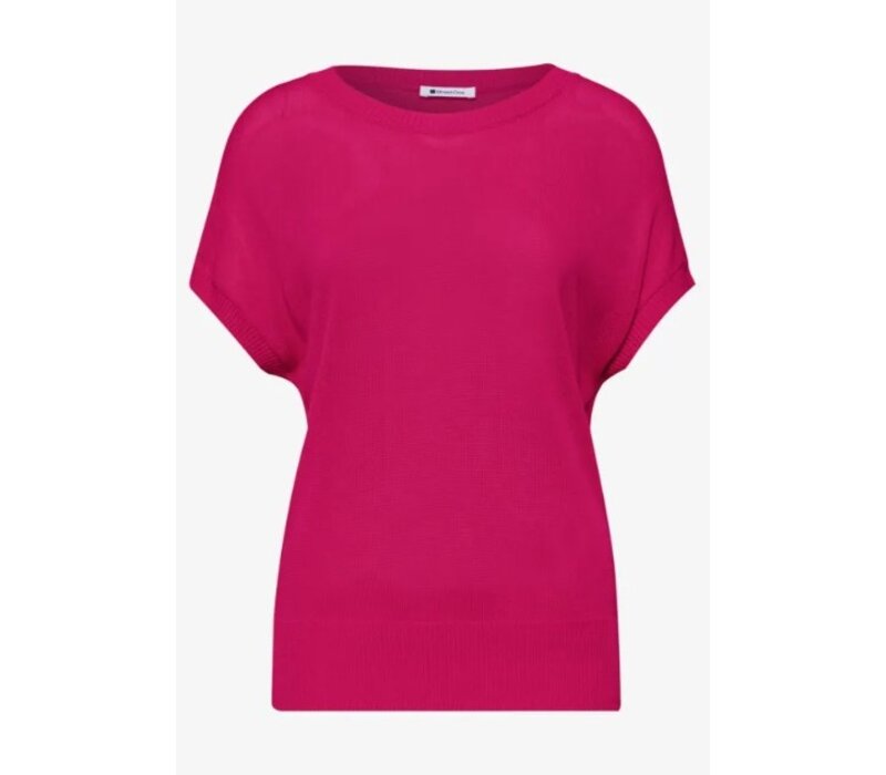 Street One Sleeveless Sweater U-Boat Magenta Dream