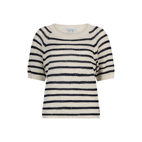 Red Button Sweet Stripe & Sequins 