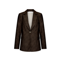 Helena Hart Blazer Tezza Lano Linnen Choco