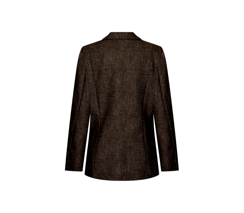 Helena Hart Blazer Tezza Lano Linnen Choco