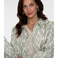 Geisha Jacket Green Off White