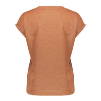 Geisha T-Shirt Lurex V-Neck Ginger