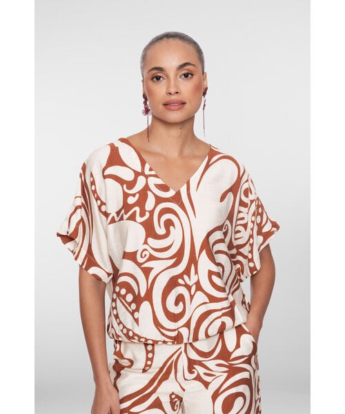 Geisha Geisha Top Bi-Color