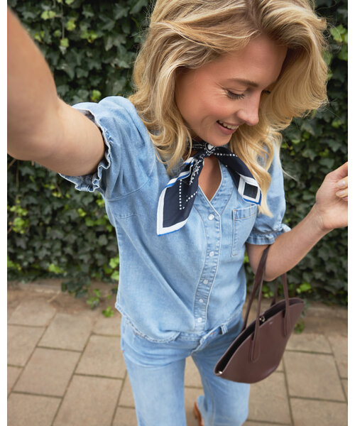 Red Button Red Button Victoria Blouse Denim