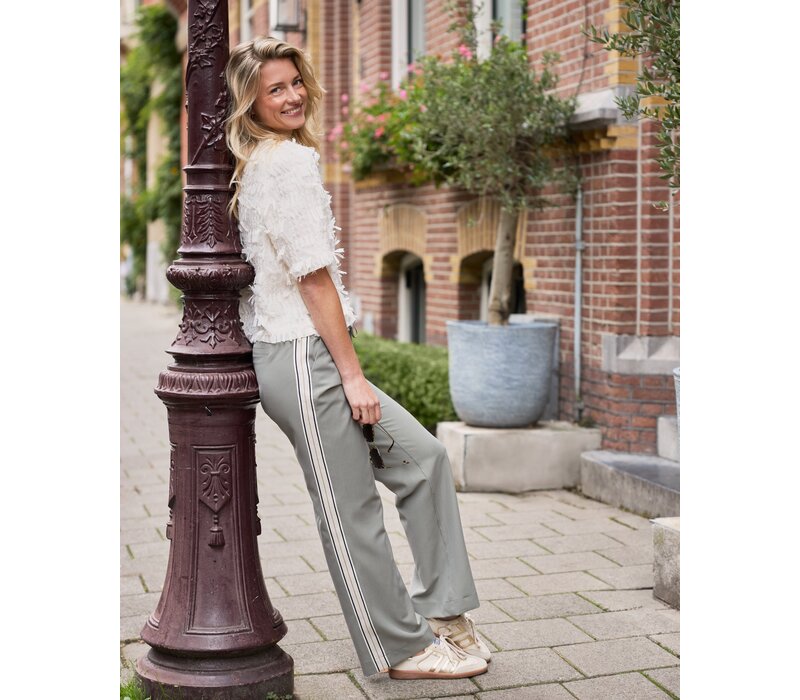 Red Button Claudette Palazzo Sidetape L31 Sage Green