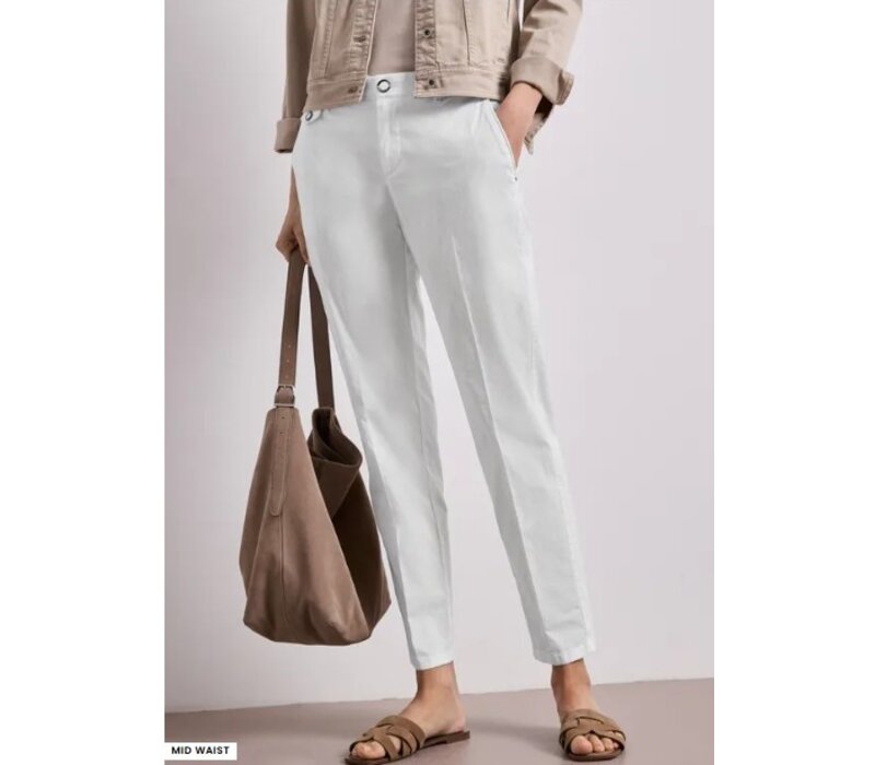 Street One Chino Peach Twill Off White