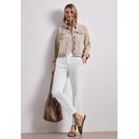 Street One Chino Peach Twill Off White