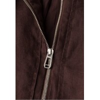 Street One Linen Bomber Jacket Espresso Brown