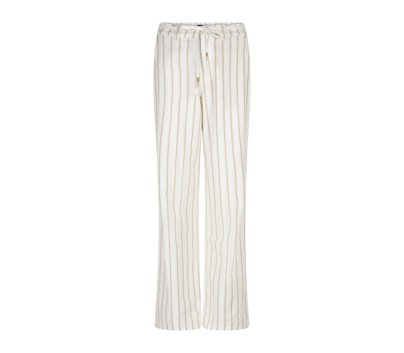 Red Button Colette Linnen Cotton Stripe L33 Dark Sand